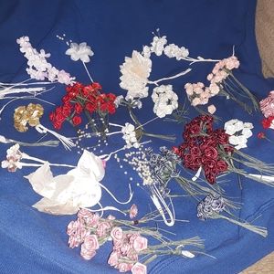 Lot of Crafting Flowers Made In Korea